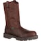 Georgia Boot Men's Waterproof Wellington Work Boot, 8 M, Steel Toe, 11 in H, Brown, G111 G111 - alternate 1